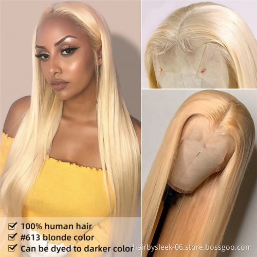 Rebecca fashion 613 Blonde Straight Weave Raw  virgin Remy human hair bundles  human hair bundles Human Hair Extension